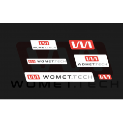 Zestaw naklejek Womet-Tech